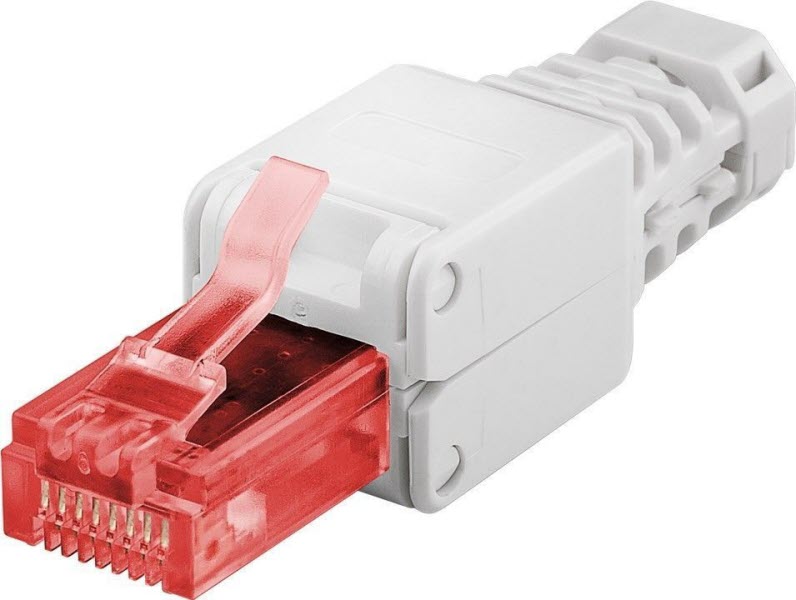 8P8C Tool Less IDC RJ45 CAT6 Plug