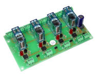 Opto-Coupled 24v Interface with four DPDT Relays