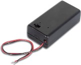 Single PP3 Battery Holder with Switch