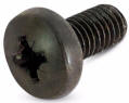 Black painted Pan Head Screw
