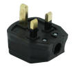 13A Masterplug 7B Heavy Duty Plug, 13A Fuse - Black