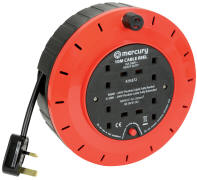 4-Gang Extension Reel with Thermal Cut Out 10m