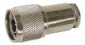 'N' Type Line plug - Solder (11mm)