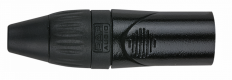 DAP X-Type 3 Pin XLR Line plug Black Housing