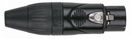 DAP X-Type 3 Pin XLR Line socket Black Housing