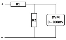Scaling Resistors for DVM