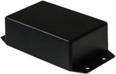 G1020BF Black Flanged ABS Box