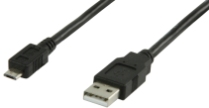  USB A male - USB micro B male cable