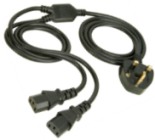 2 x IEC Sockets - 13A Plug - 2.0m