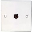 Single Co-Axial Flush Outlet Plate