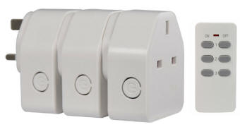 Programmable Remote Controlled 13A Sockets (3-Units)