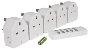 Remote Controlled 13A Sockets (5-Units)