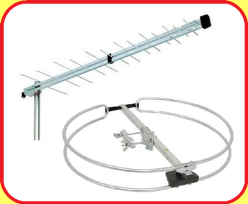 TV, Radio Aerials Amplifiers Masts and Clamps