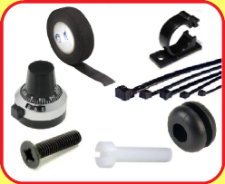 Nuts, Bolts, Cable Glands, Cable Ties and Control Knobs