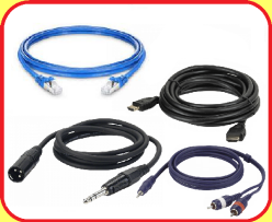 Ready made Cables and Leads for AV and Mains applications