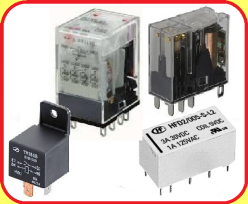 PCB mounted and Plug in Relays, Solid State and Mechanical