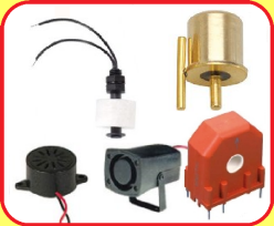 Buzzers and Sirens, Voltage, Current, Movement Sensors