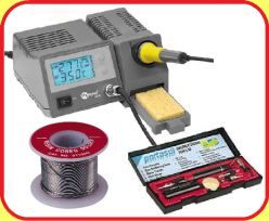 Electric and Gas Irons, Solder and DeSoldering Equipment