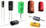 Ceramic, Polyester, Electrolytic and Tantalum Capacitors