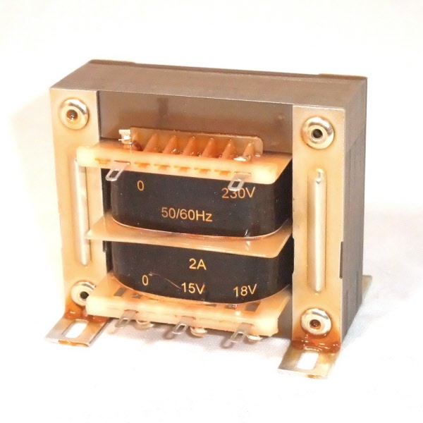 0 - 15 - 18v 2.0A 36VA Open Frame Transformer | 319-060